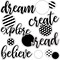 Schoolgirl Style Simply Stylish 21-Piece Motivational Mini Bulletin Board Set, Motivational Signs with Inspirational Quotes and Black and White Classroom Cutouts for Bulletin Board and Classroom Décor